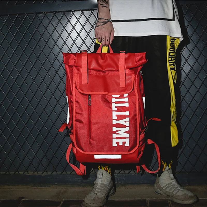 

Hip hop Style Unisex Backpack Street Fashion Harajuku Letter Print Travel Bag Sports Backpack