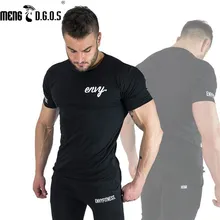 2017 summer New mens gyms T shirt Crossfit Fitness Bodybuilding Shirts Printed Fashion Male Short cotton clothing Brand Tee Tops