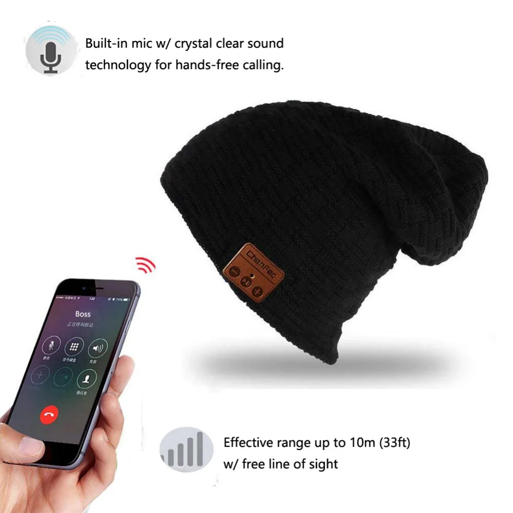 Обновленные спортивные смарт кепки Bluetooth 4 2 унисекс женская музыкальная шапка с