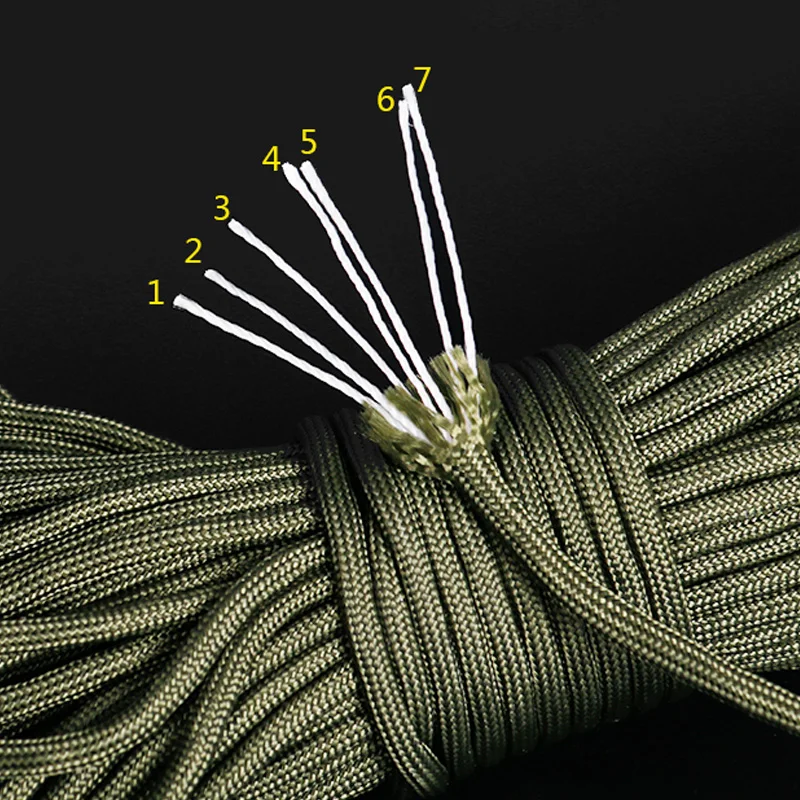 Pulseira de Corda Acessórios de Campismo Vale a Pena Militar ao ar Cinto Paracord 550 Survival Feita à Mão Tático Livre Caminhadas Equipamento 17 sobrevivência corda feito à mão tático militar