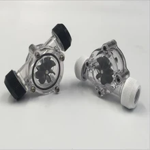 Computer water cooling water meter Flow meter Water cooling monitor G1/4 lzm 25g water flow meter 1 11gpm 4 40lpm pipeline water air acrylic rotameter industy flow meter zm25g flowmeters tools