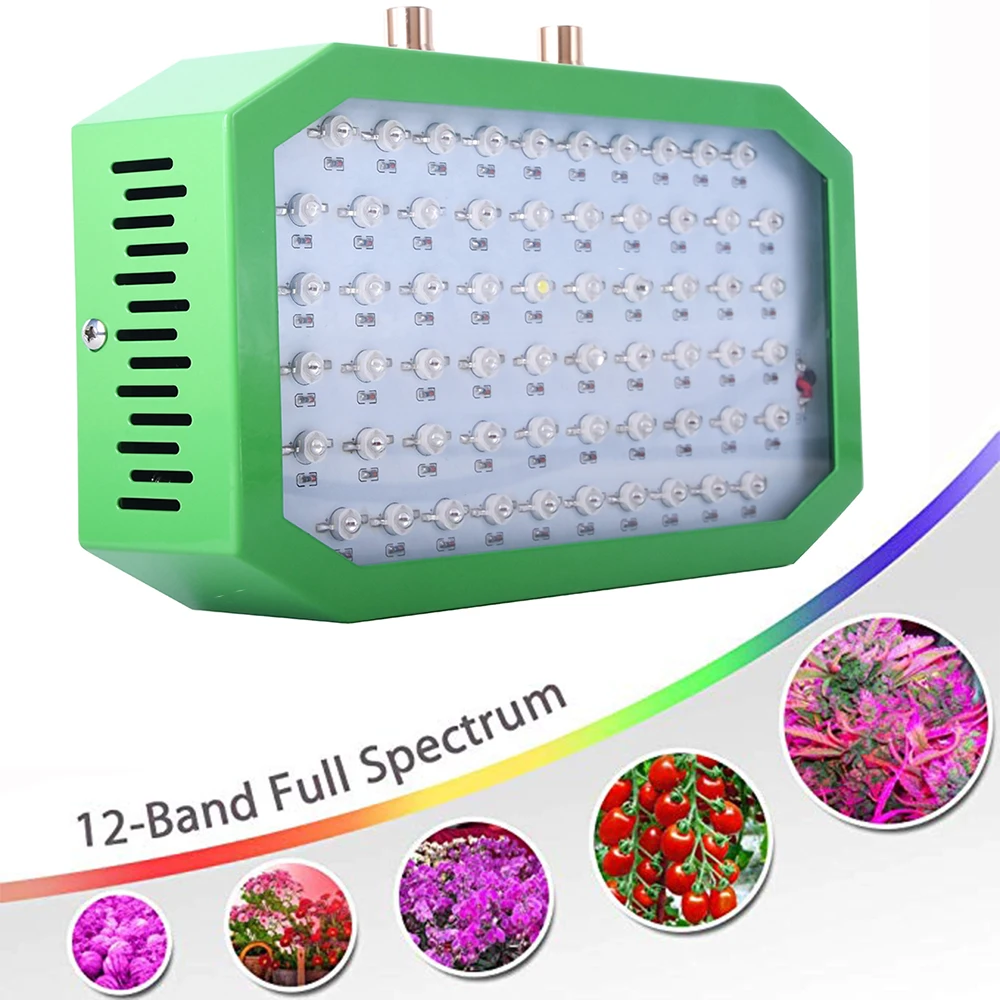 Светодиодный светильник для выращивания, полный спектр, с регулируемой яркостью, 600 Вт, фитолампа для комнатных цветов, овощной завод, коробка для палаток, режим цветения Veeg