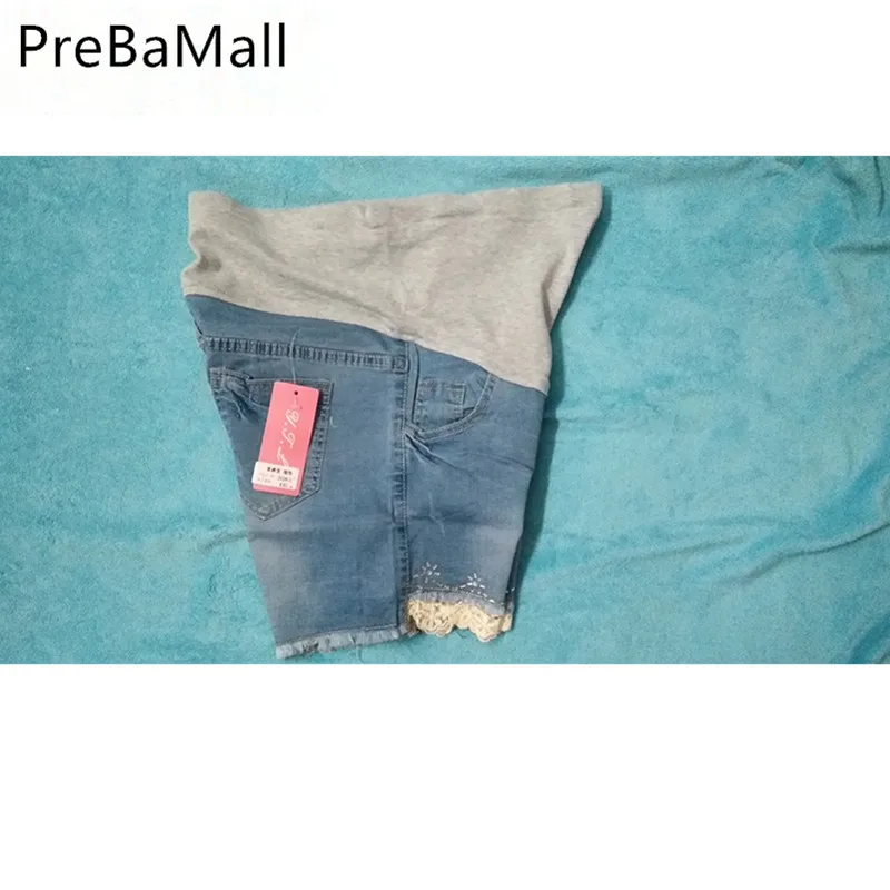 Шорты для беременных, джинсы для беременных, джинсовые штаны, летние резинка на талии, регулируемые джинсы, короткие для беременности, живота, B0140