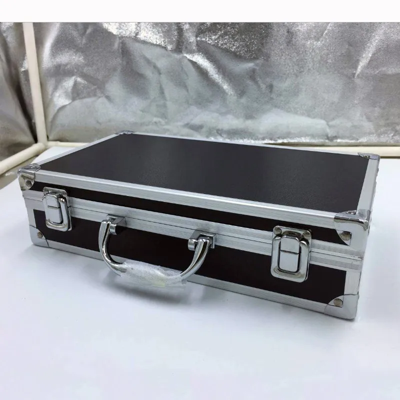 

300*170*80mm portable Storage Suitcase Travel Luggage Organizer Case Safety instrument equipment case With pre-cut cotton