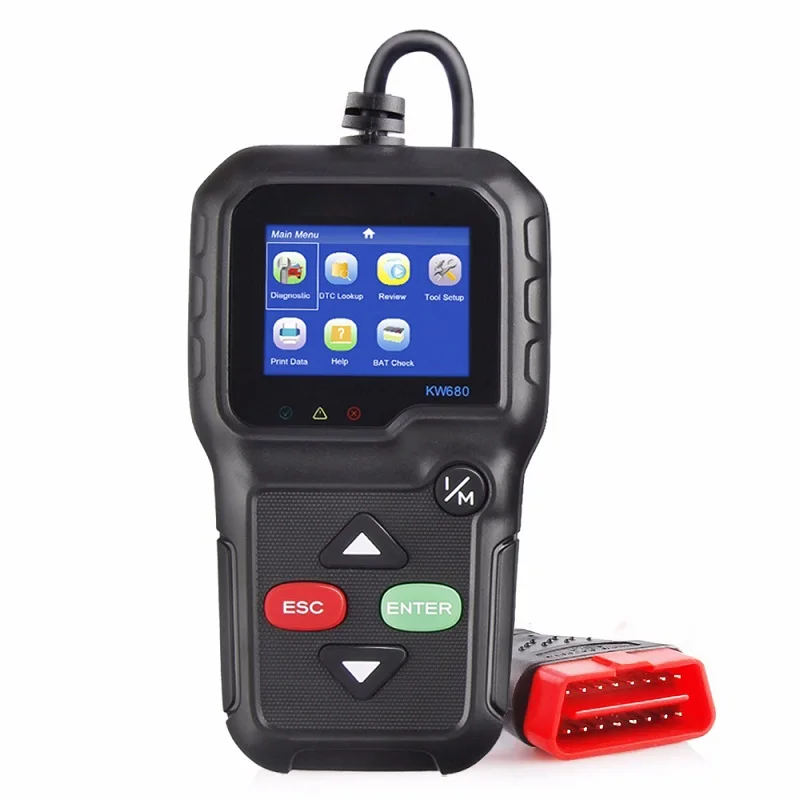 OBD2 KW680 Automotive code Scanner Automobiles Car Repair Tool Diagnostic Tools Analyzer