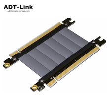 Riser PCI-E 3.0 x16 to x16 Male to male Graphics card riser pci e PCIe pci express 16x to 16x 16 risers Extension cable 128G/bps Riser PCI-E 3.0 x16 to x16 Male to male Graphics card riser pci e PCIe pci express 16x to 16x 16 risers Extension cable 128G/bps