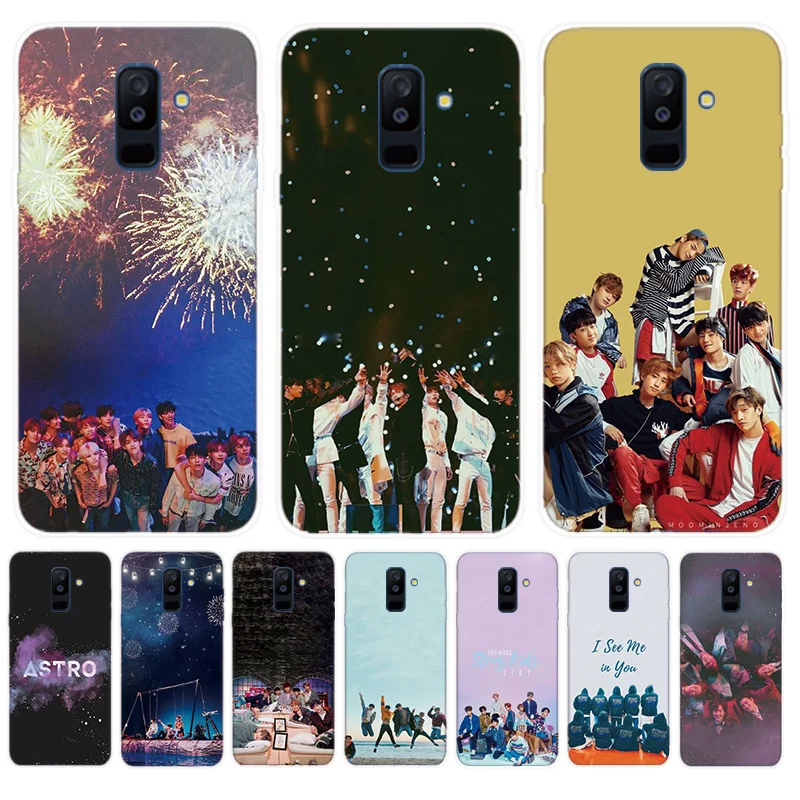 

KPOP ASTRO B.A.P Day6 Soft Phone Case For Samsung Galaxy A6 A8 Plus A5 A7 A9 2018 A3 2017 2016 A6S A8S A9S Pro lite Case Coque