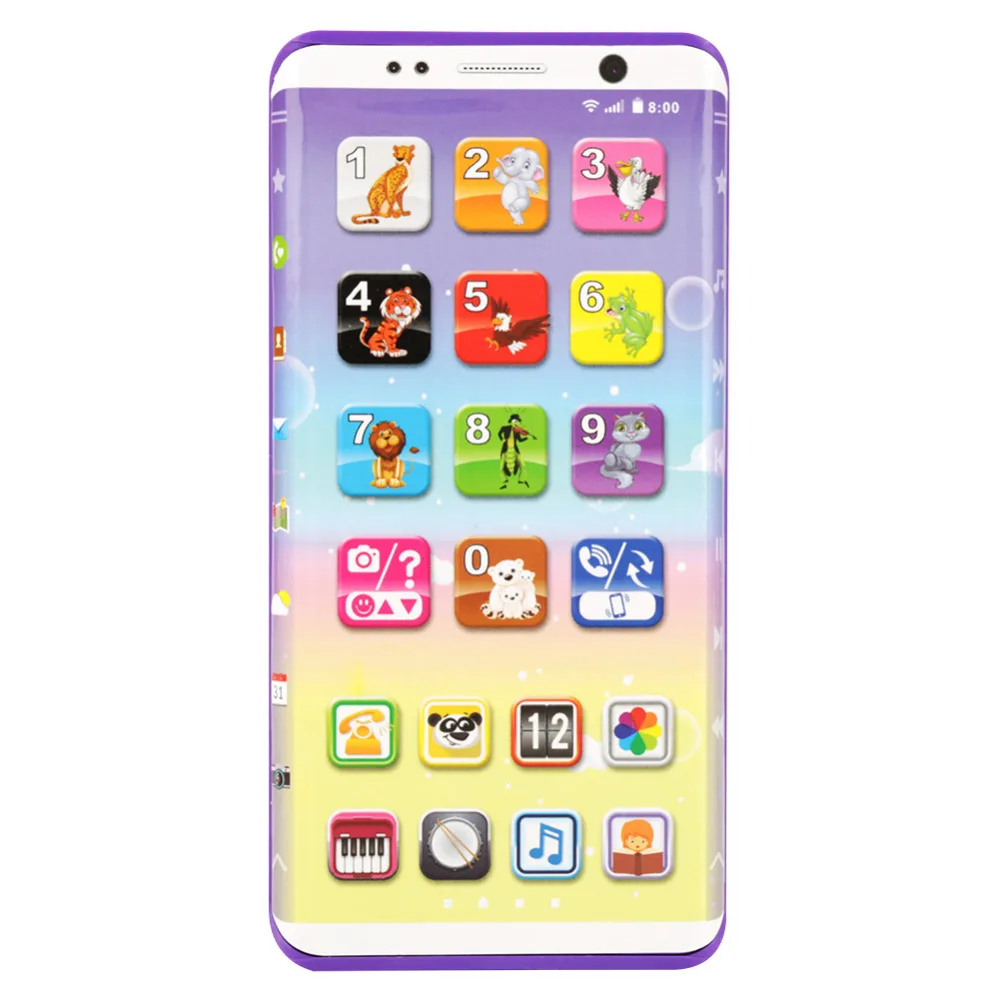 

Kids Smart Phone Toys Educational Multifunctional Smart Phone Toy With USB Port Touch Screen 2018 Educational Toys For Children