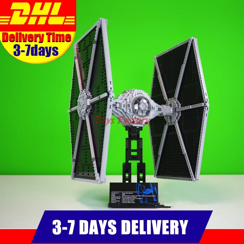 

2018 New LEPIN 05036 1685Pcs Star Series Wars TIE Fighter Model Building Kits Blocks Bricks Compatible Children Toys Gift 75095
