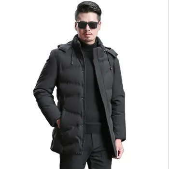 

Fashion Slim New Winter Men's Solid Color Warm New 2020 Coats V0418-009