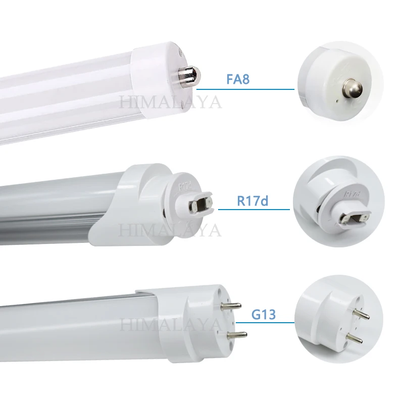 Toika 50 шт. 40 Вт 2400 мм 8FT одноконтактный T8 светодиодный ламповый свет FA8 G13 R17D AC 85-265 V