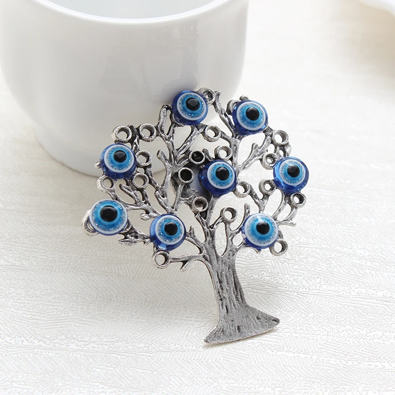 

Alloy Evil Eye Life Tree Charms Round Strong Magnets Rare Earth Neodymium Magnet Car stickers or Fridge Magnet