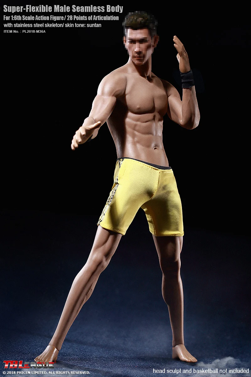 

TBLeague PL2016-M36A 1/6th Scale Scale Super-Flexible Male Seamless Body-M36