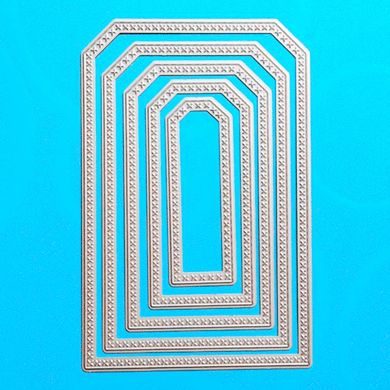 

YINISE 090 Frame Cutting Dies For Scrapbooking Stencils DIY Cards Album Decoration Embossing Folder Craft Template Die Cutter