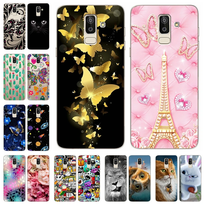 

For Samsung Galaxy J8 2018 Case 6.0" Printing Cute Silicone Cover For Samsung J 8 2018 810 F SM-J810F Phone Cases Fundas Coque