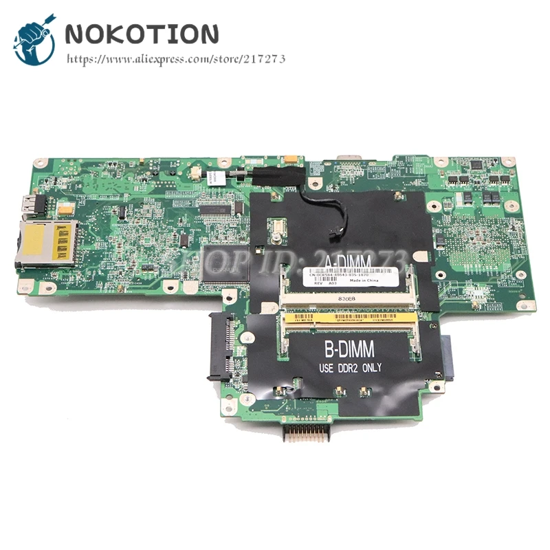 NOKOTION материнская плата для ноутбука Dell Inspiron 1501 Материнская плата ноутбука CN-0UW953 0UW953 CN-0CR584 0CR584 гнездо S1 DDR2 Процессор