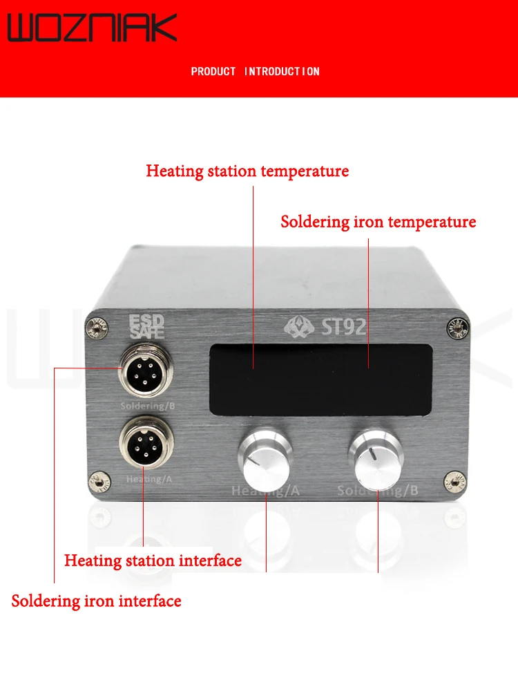 Oss st92 универсальный для Iphone X XS MAX материнская плата многослойная нагревательная станция T12 постоянная температура регулируемый паяльник