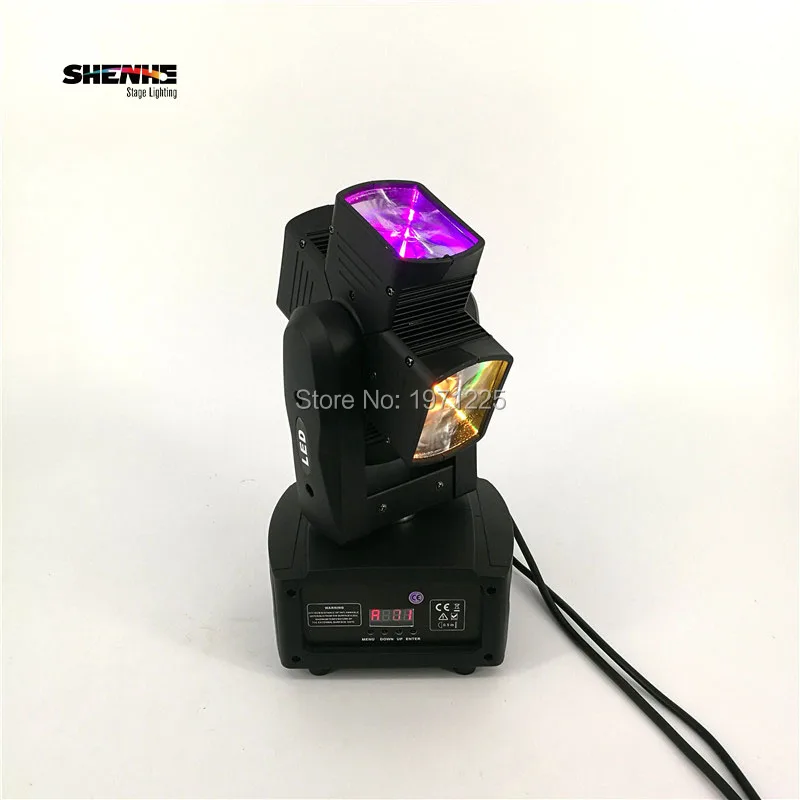 

10pcs Christmas Light LED Moving Head Light 4x10W Beam Light DMX dj 4 colors effect stage lights Strobe Rotation effect