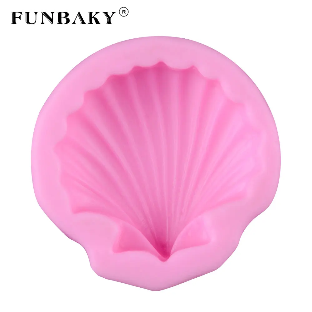 FUNBAKY океанская оболочка силиконовая форма для мыла детская свечная форма ручной работы ремесло изготовление лоток 3D DIY формы