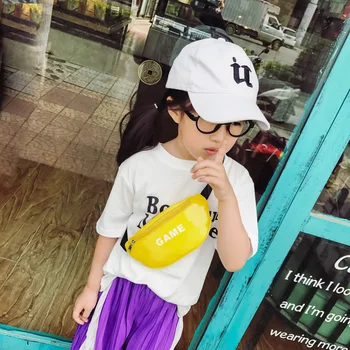 

Fashion Mini Cute Small Jelly Girl's Waist Bag Transparent Clear Brand Designer Children Funny Pack Chest Bag PVC Kid's Belt Bag