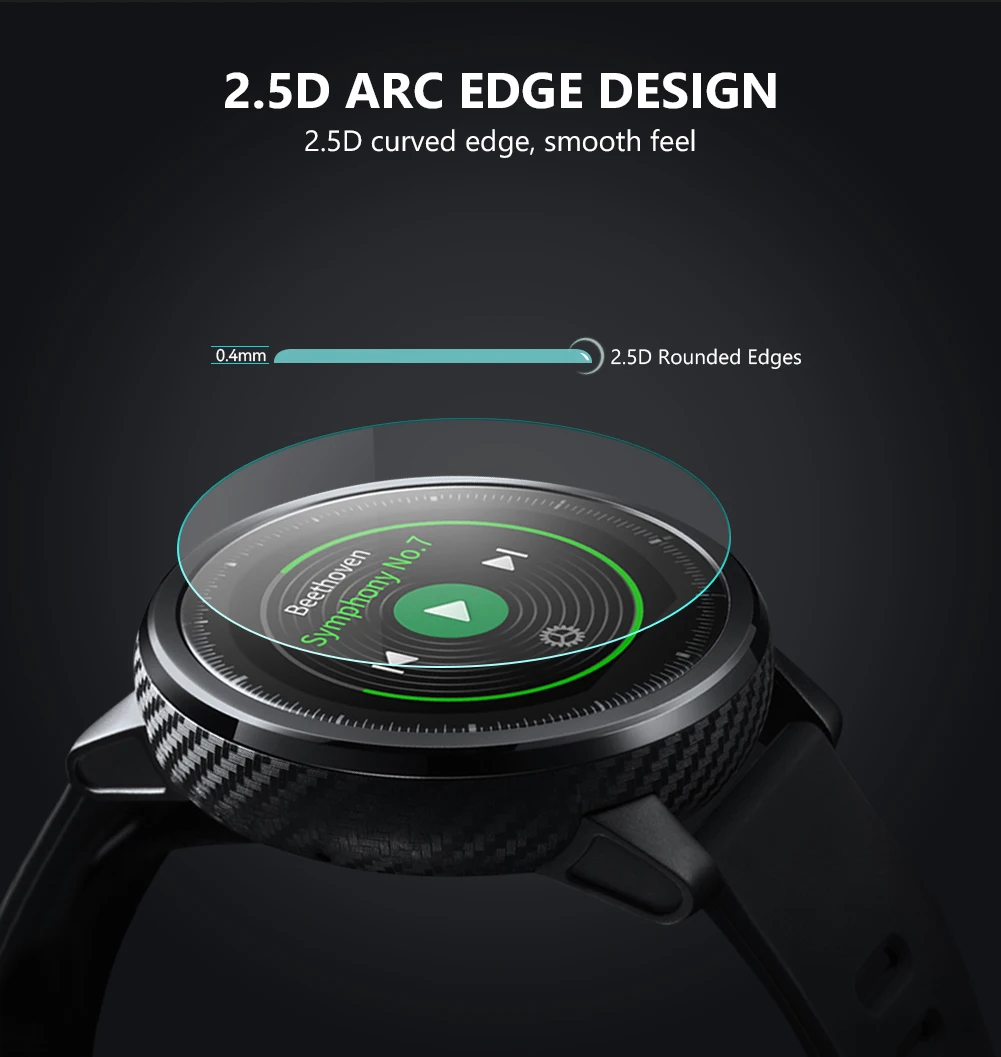 23 46 мм закаленное стекло Смарт часы экран протектор для ticwatch 2/s/e/pro|Защита экрана| |