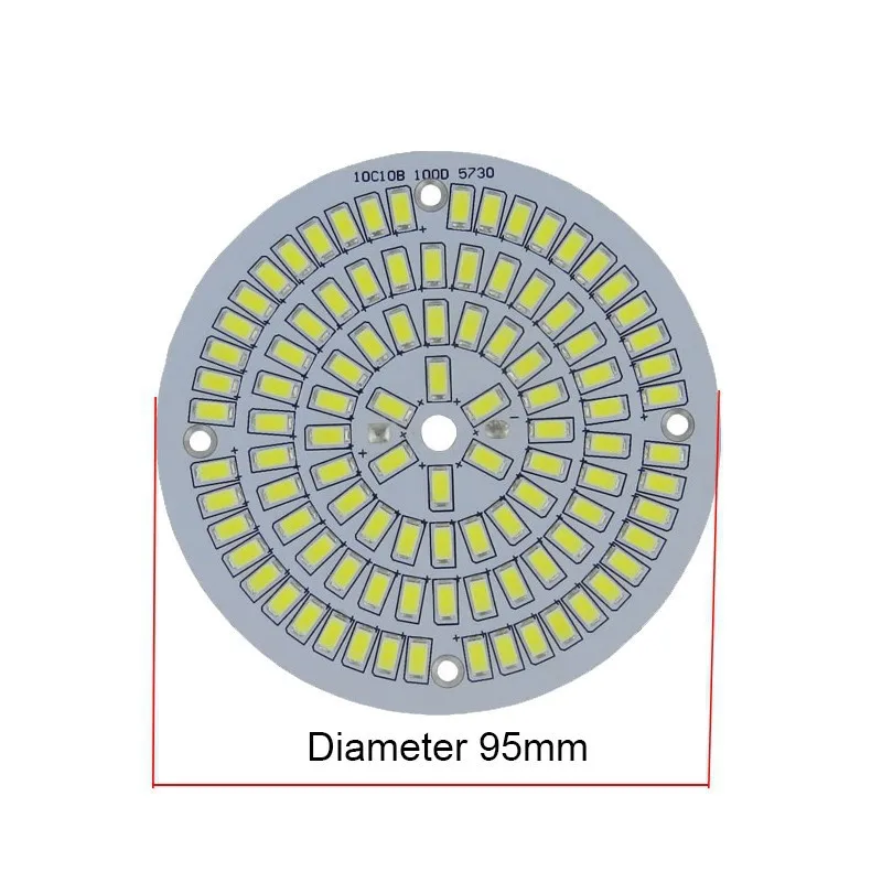 30 Вт, 40 Вт, 50 Вт, 60 Вт, 70 Вт, 100 Вт, 120 Вт, 150 Вт, SMD 5730 светодиодный PCB модуль с алюминиевой пластиной, лампочка, светодиодный светильник с высоким заливом, Светодиодный промышленный