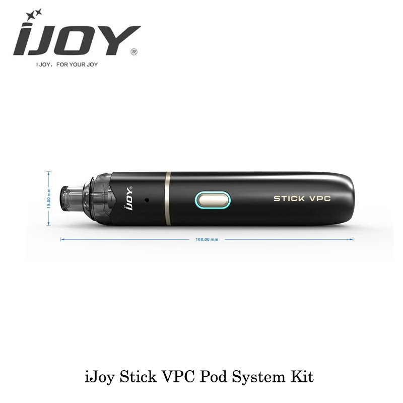 Новейший картридж Pod Vape Kit iJoy Stick VPC All in one 15 Вт стартовый набор 1100 мАч 1 6 мл Vaporizer VS