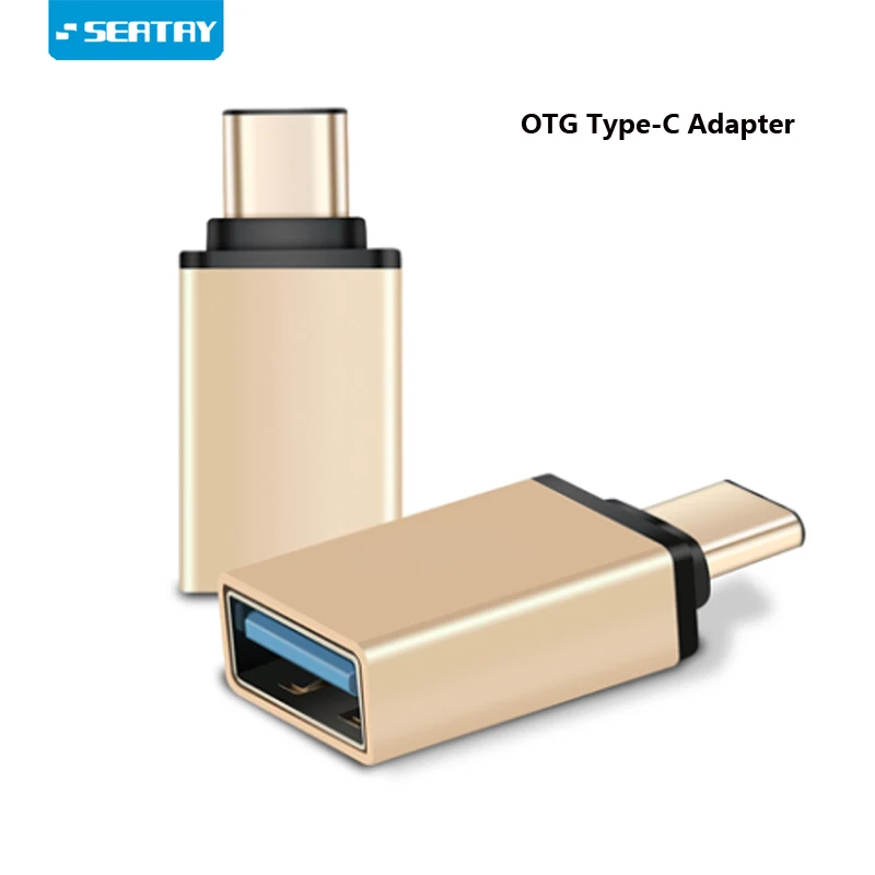 Адаптер OTG USB C папа мама USB3.0 адаптер Type конвертер для Macbook Nexus Nokia N1 Samsung S8 Plus|USB-хабы|
