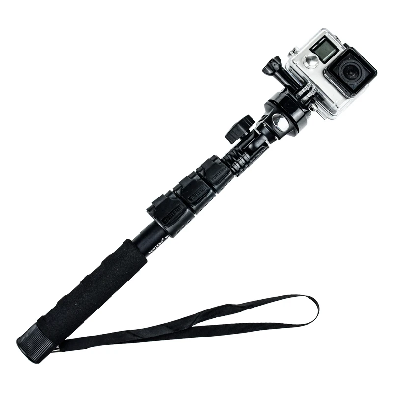 49 дюймовый ручной раздвижной монопод для селфи с камерой палка Штатив Gopro Hero 7 6 5 4
