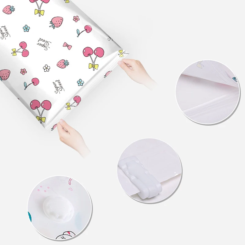 thumbnail image 5 of Boxi 4 piezas/10 piezas/juego de bolsas de almacenamiento al vacío engrosadas, bomba de mano gratuita, manta reutilizable, bolsa de ropa, organizador de paquetes con sello que ahorra espacio, 5 of 6