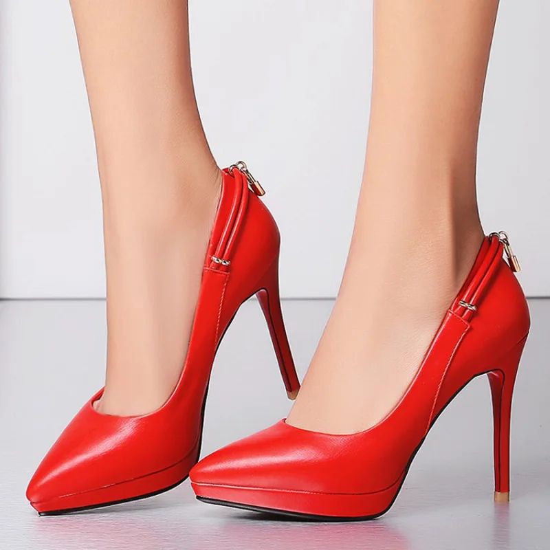 

Elegant Women's shoes 2017 summer new single style luxury shoes pointed high with shallow mouth low cut style lady shoes woman