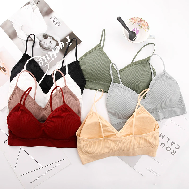 

2019 Summer Crop Top Women Tops Sexy Tank Top Short Corset Sleeveless Casual Wrap Harajuku Solid Fitness Underwear Bra Cropped