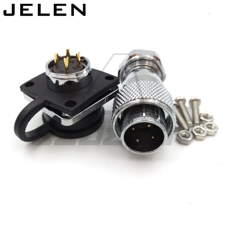 

WS16 connector 4 pin Industrial Connector plug and socket, Waterproof and dustproof connector , Male and female connectors