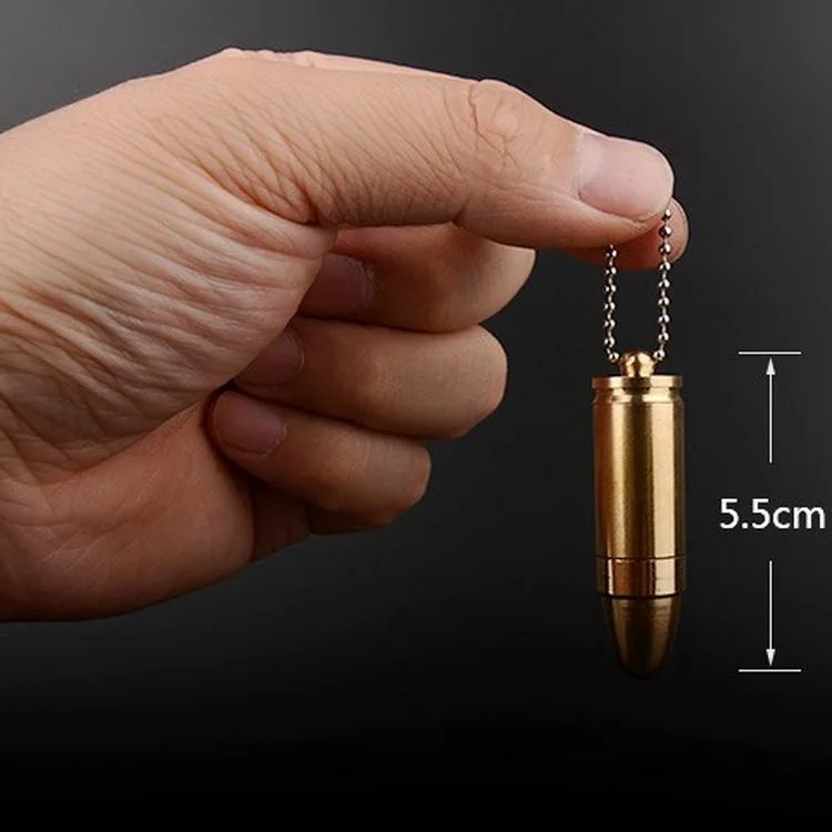 

Handmade Oil Lighter Pure Copper Seal Bottle Mini Waterproof Warehouse