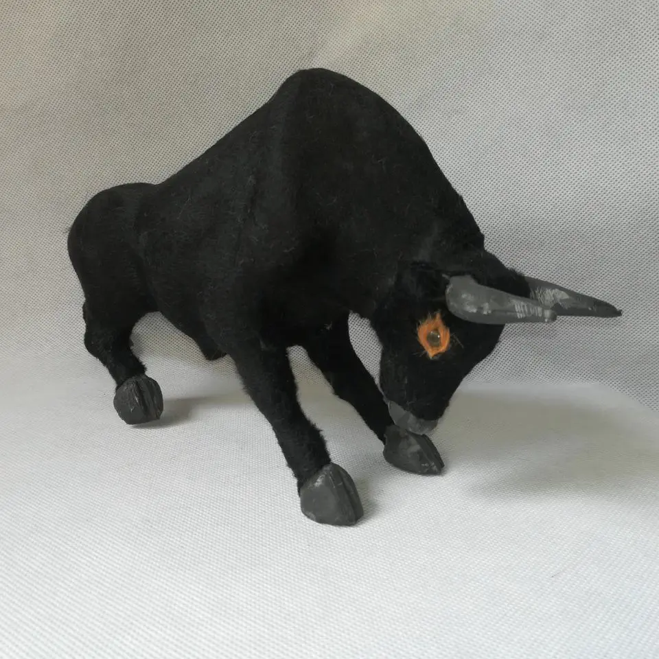 large stuffed bull