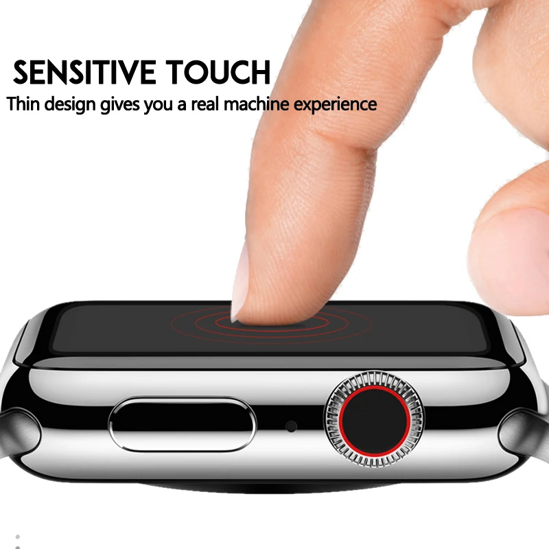 Для Apple Watch Series 6 5 4 пленка из закаленного стекла 3D iWatch SE 3 2 40 мм 44 Защитная для