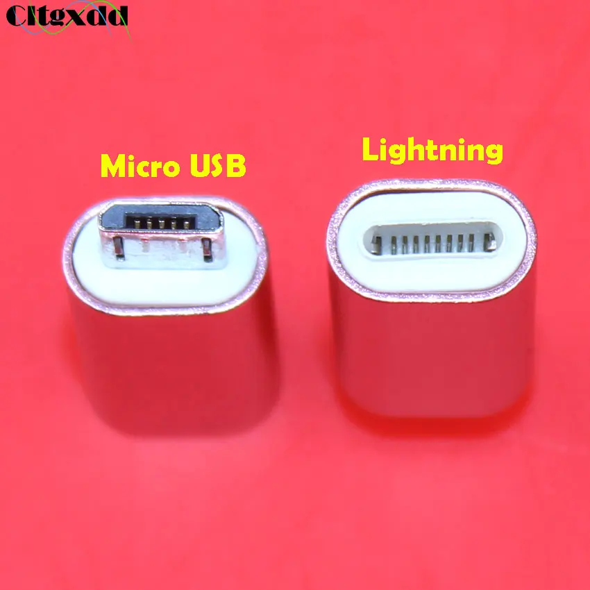 Переходник cltgxdd Micro USB папа 8 Pin для iphone мама|Соединители| |