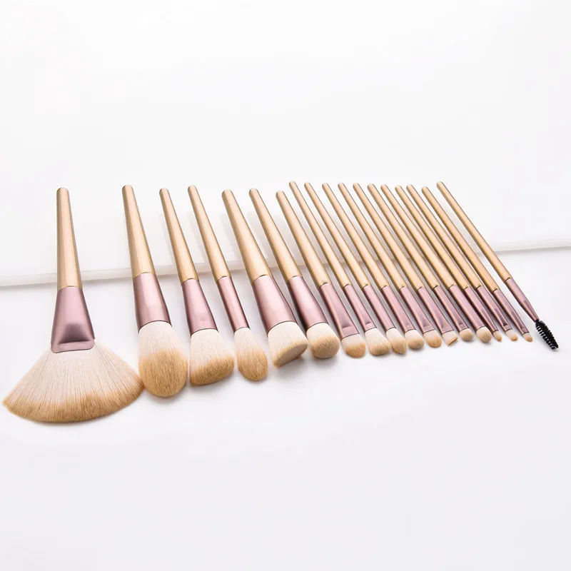 

18 PCS Pro Makeup Brushes Set Foundation Eyeshadow Blending Eyebrow Fan Brush For Makeup Beauty Tools Pincel Maquiagem