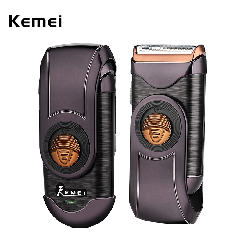 Kemei Reciprocating Razor Rechargeable Electric Shaver For Men Portable