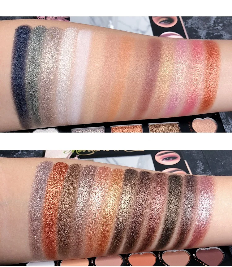 Профессиональный макияж Maquillaje палитра шоколада 30 цветов тени для век контур