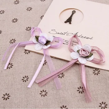 

100pcs U pick Big Ribbon Flower Bows wedding Appliques Craft