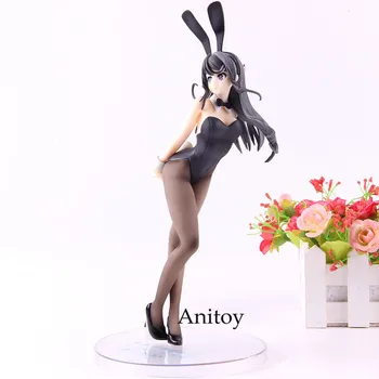

1/7 Scale Sakurajima Mai Seishun Buta Yarou Wa Bunny Girl Sakurajima Mai Action Figure Painted Figure PVC Collectible Model Toy