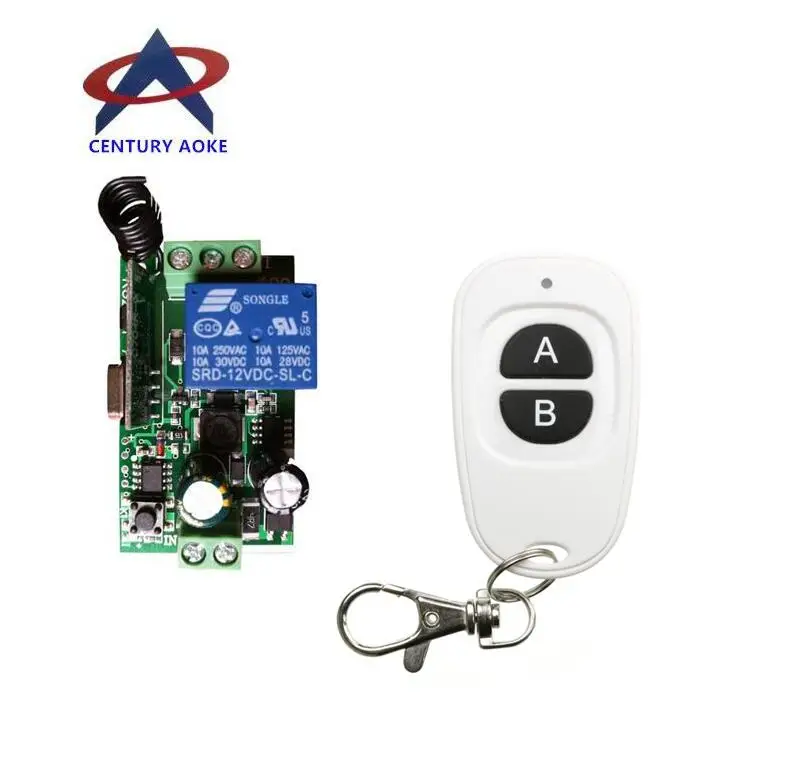 AC85v 110v 120v 220v 240v 1 ch RF wireless remote control switch 1* receiver+1* transmitter POWER ON/OFF | Электроника