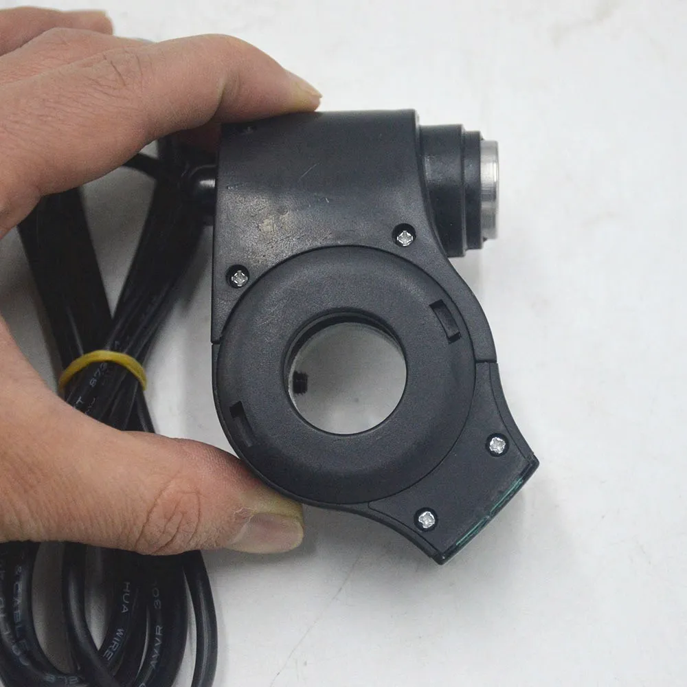 12V-72V Finger Thumb Throttle with LCD display Switch Handlebar Grips for electric bike/scooter