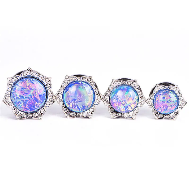 

Stainless Steel Flesh Tunnels Ear Stretching Body Jewelry Ear Gauges Ear Plugs