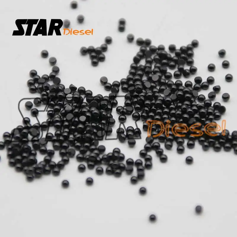 

Star Diesel Common Rail Injector Spare Parts Hemisphere Balls E1022008 Injection Black Half Ball 5PCS / Bag