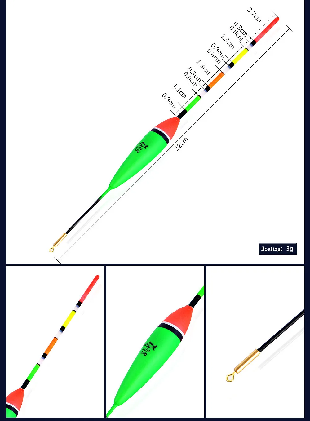 FISH KING поплавок для ловли карпа, 5 шт./лот, аксессуары для ловли карпа, плавающий поплавок Dobbers Voor Vissen Flotador Peche, вертикальный буй Pesca