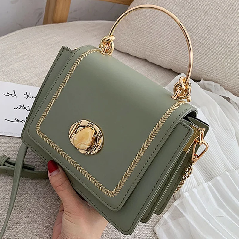 

Solid Color Leather Mini Crossbody Bags For Women 2019 Summer Messenger Shoulder Bag Female Travel Phone Purses And Handbags