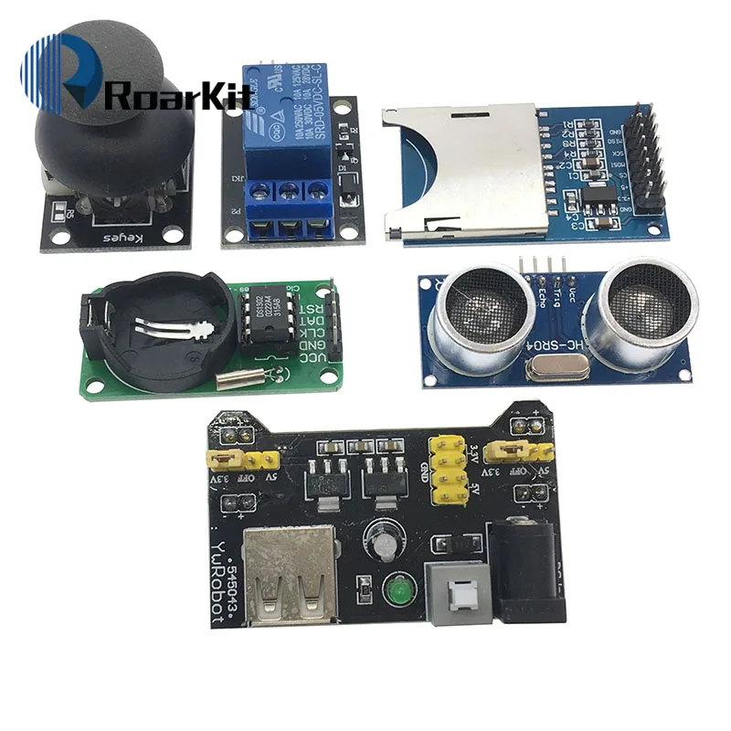 Стартовый комплект для модулей датчиков arduino 45 в 1 лучше чем 37 UNO R3 MEGA2560|kits 45|kit for