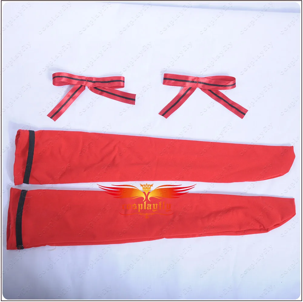 x_01 Game LoveLive!Sunshine!! Aqours Bremen Band Kunikida Hanamaru Cosplay Costume Women Short Sleeve Dress Apron Stockings Hairpin  (8)
